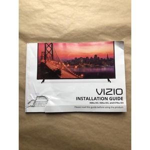 VIZIO INSTALLATION GUIDE E60u-d3 E65u-d3 E70u-d3